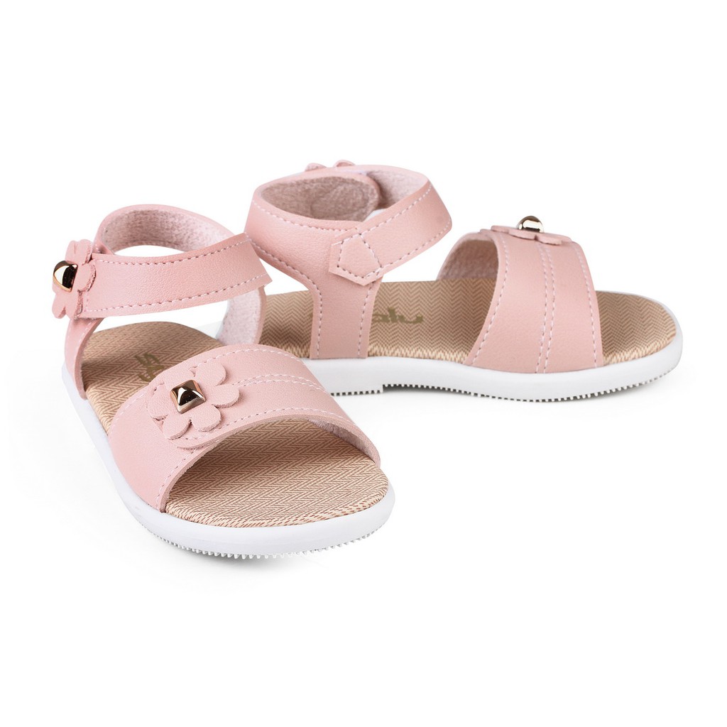 sepatu anak perempuan aksesoris bunga TBM PINK