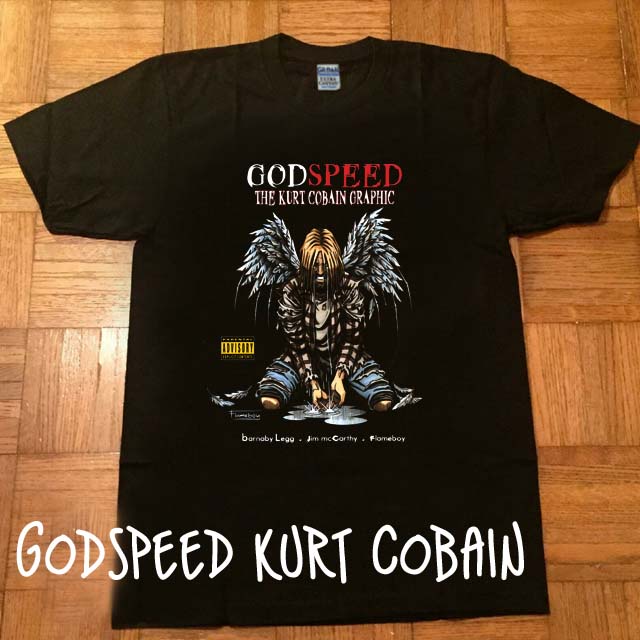 Godspeed Kurt Cobain Tshirt