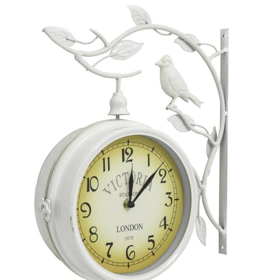 Hot Promo Jam Dinding-Hias-Jam Taman-Kebun-Burung-Gantung-Stasiun-Klasik Eropa Promo