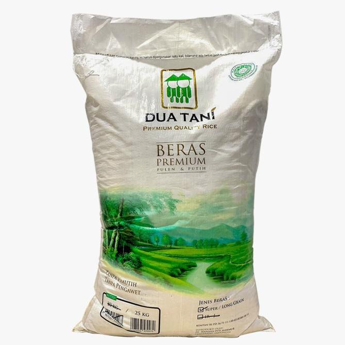 

Beras Premium Super Platinum Dua Tani 20Kg Halal-Pasti Pulen