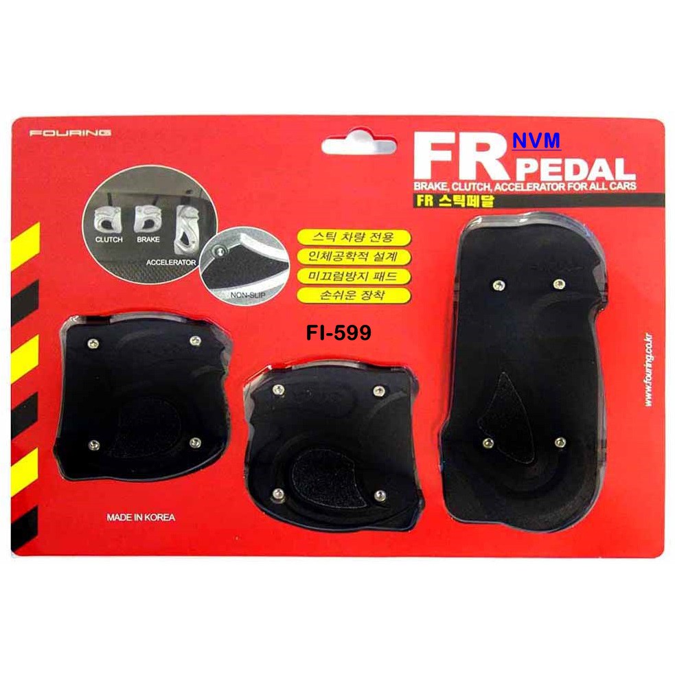 Jual Pedal Pad Fouring 599 Black Korea Asli Variasi Modifikasi