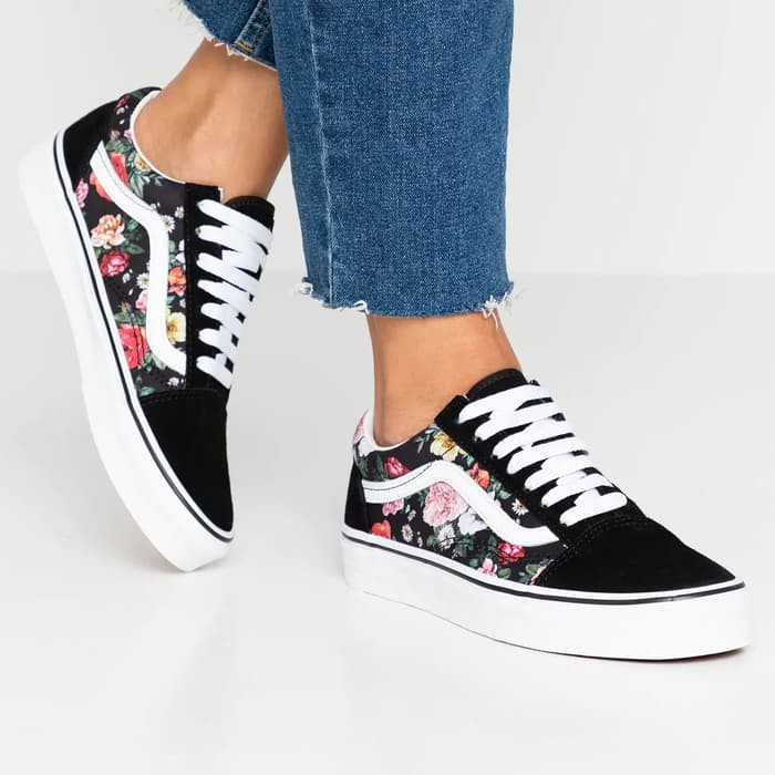 vans old skool garden floral
