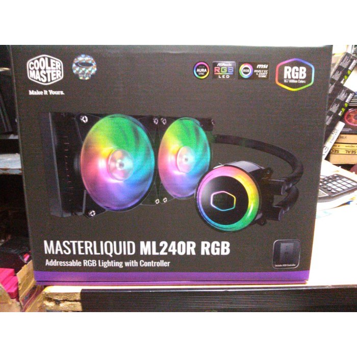 FAN Processor Cooler Master MASTERLIQUID ML240R RGB - LIQUID CPU COOLER