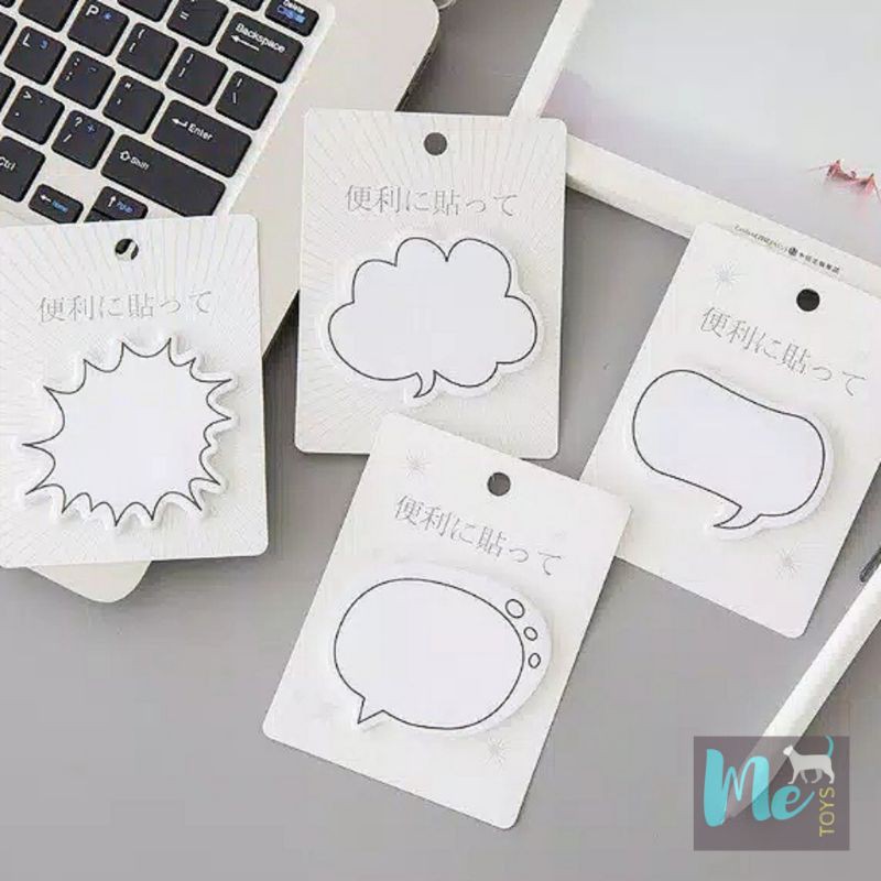 

Sticky Note / Memo bentuk Bubble Chat