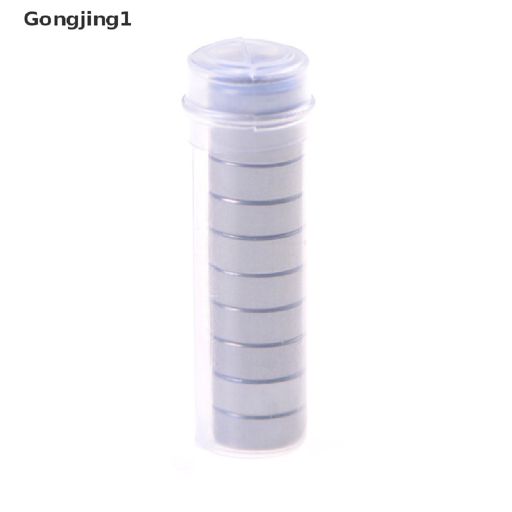 Gongjing1 10pcs MR105-2RS Bearing Miniatur Dengan Segel Karet Warna Biru Ukuran 5x10 x 4mm