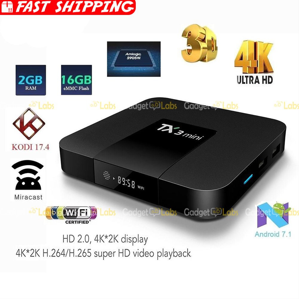TV Box Android Tanix TX3 MINI 4K RAM 2GB EMMC 16GB KODI  lop6294