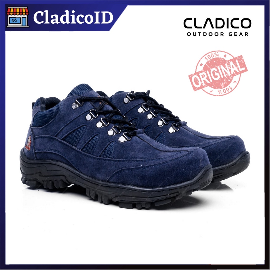 Sepatu Safety CLADICO OLIVER Sefty Shoes Pria Ujung Besi Kerja Proyek Outdoor Touring Boot Low Cut Savety Cowok