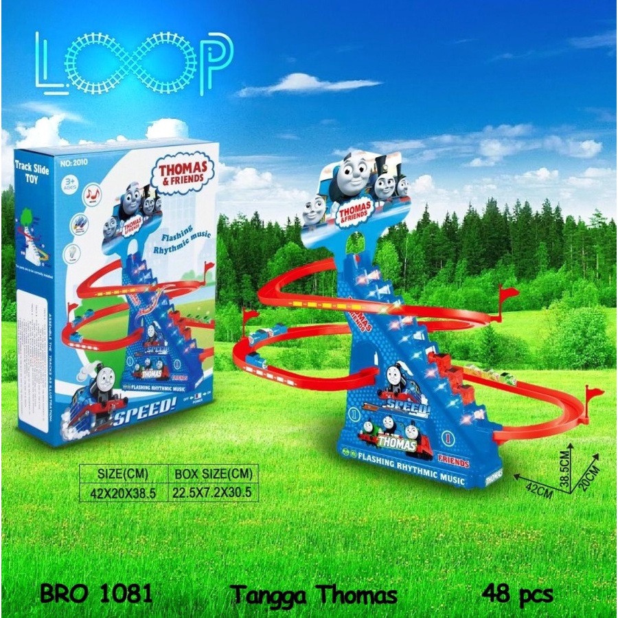 MAINAN TRACK THOMAS BESAR TANGGA THOMAS SELUNCURAN JUMBO