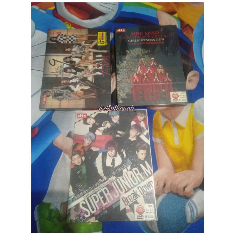 DVD SEALED suju m, snsd, t-ara (BACA DESKRIPSI)