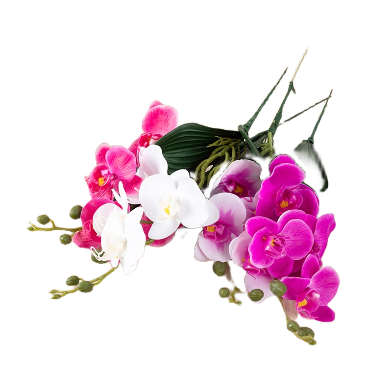 BUNGA PLASTIK ANGGREK LATEX K4 B8021 ARTIFICIAL FLOWER DEKORASI RUMAH HOME DECOR CAFFE