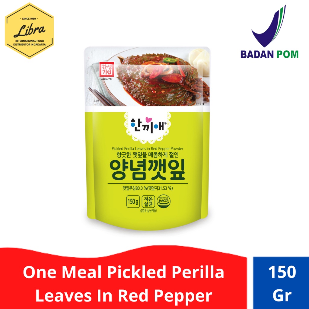

One Meal Pickled Perilla Leaves In Red Pepper