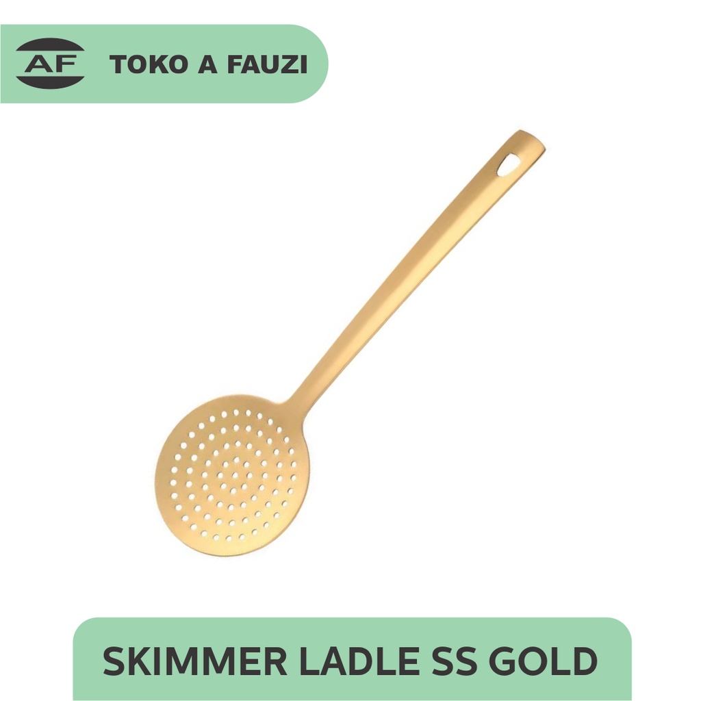 SKIMMER LADLE SS GOLD PRE