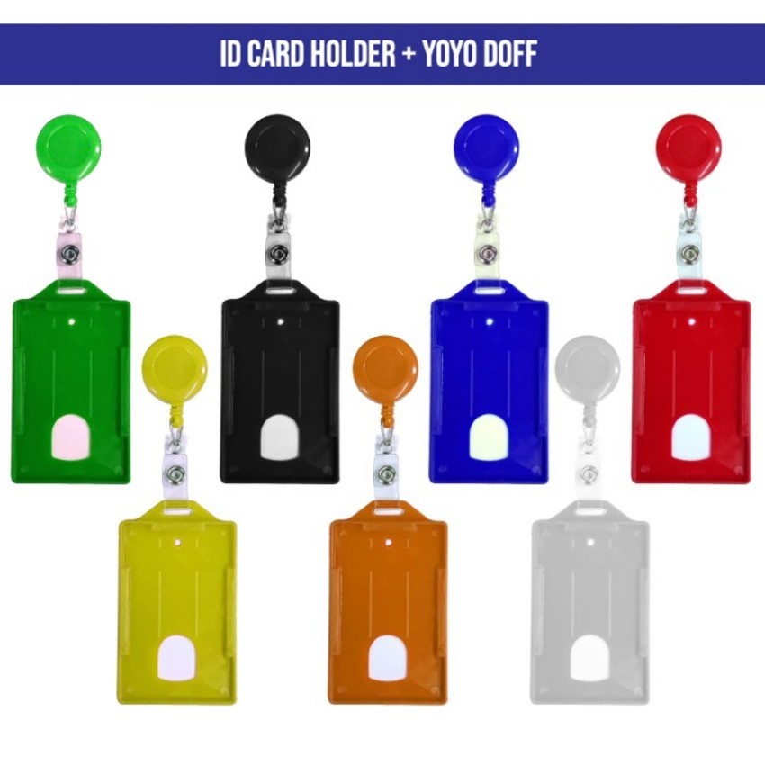 

TEMPAT ID CARD / HOLDER ID CARD/CASING ID CARD dan YOYO ID CARD ( isi 10 set ) Murah Meriah