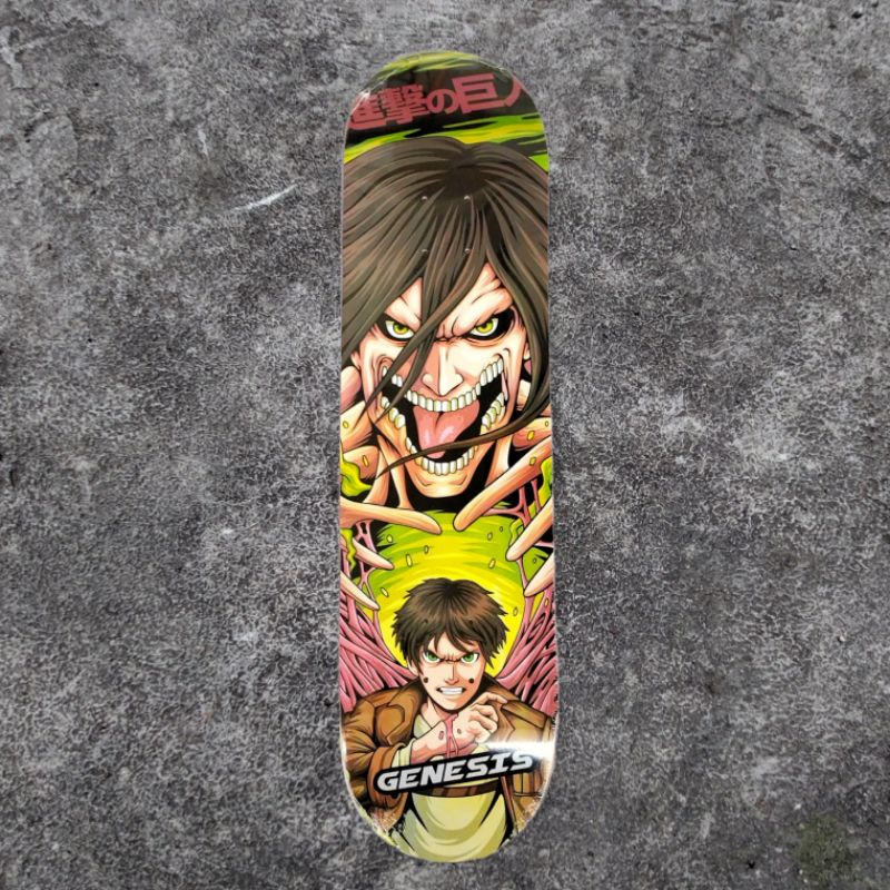 Genesis Eren Yeager Deck Skateboard
