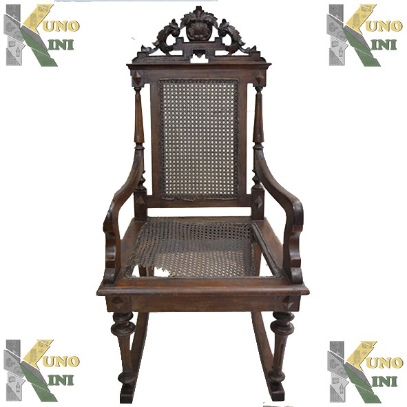 BARANG ANTIK KURSI GOYANG KAYU JADUL. (ONGKIR DIKIRIM DARI SEMARANG)