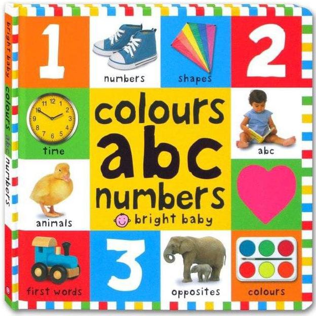

Colours ABC Numbers Bright Baby Board Book