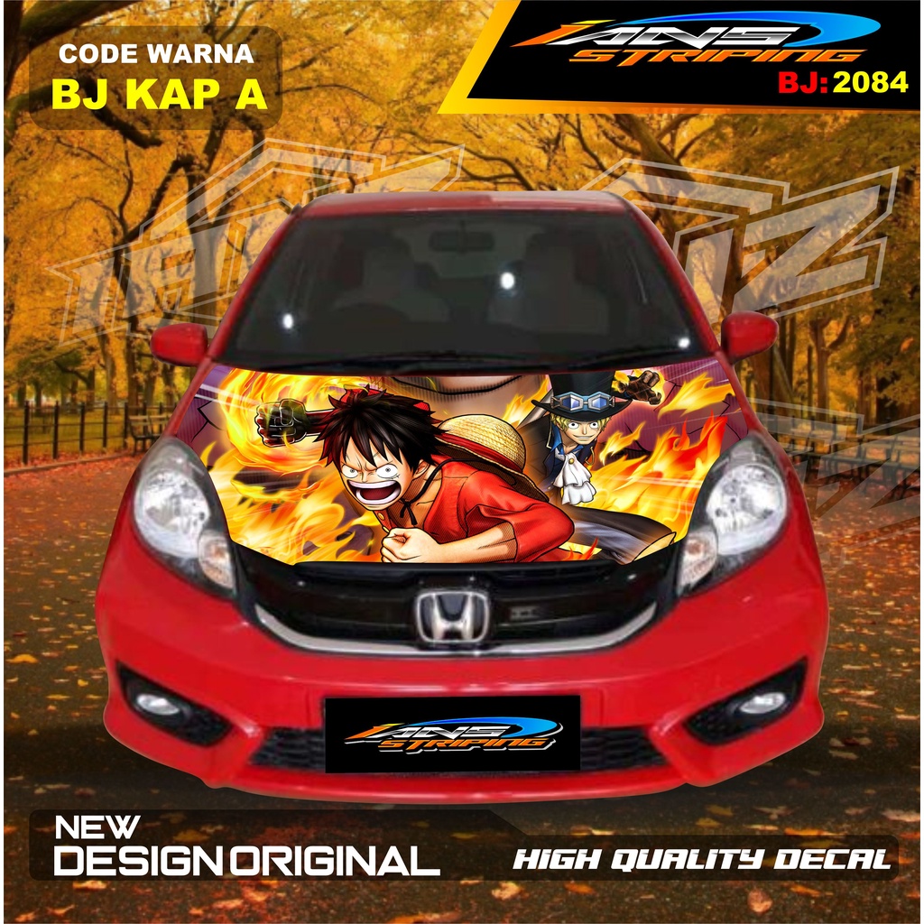 STIKER KAP DEPAN MOBIL AVANZA XENIA / STIKER KAP MOBIL INNOVA / VARIASI STIKER KAP MESIN MOBIL HONDA JAZZ TOYOTA RUSH