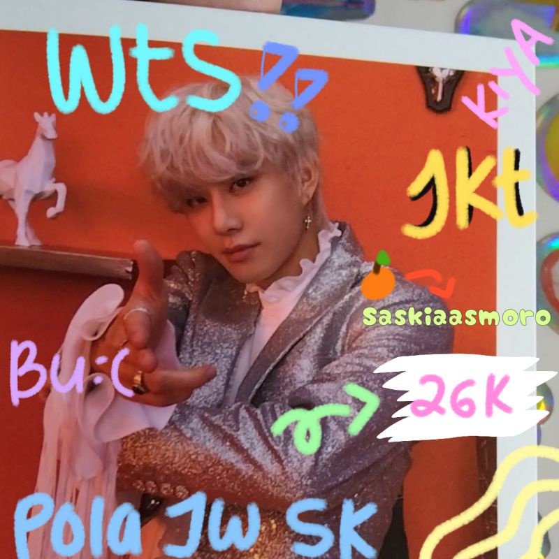 

WTS Polaroid Jungwoo Sticker