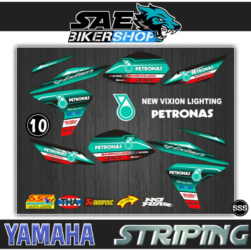 Striping Sticker Stiker Vixion NVL PETRONAS