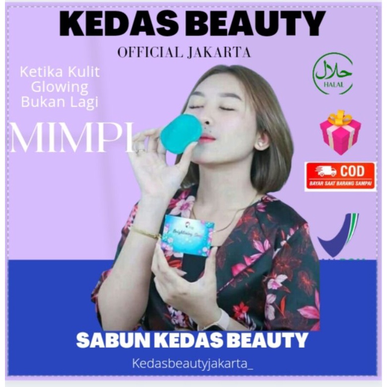 sabun kedas beauty, Pemutih Wajah, Badan ,Flek ,Ketiak ,Pria, Original