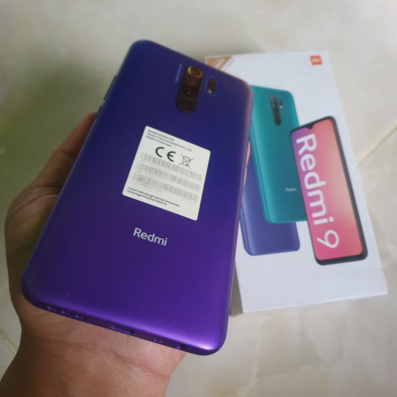 Redmi 9 3/32 mulus istimewah lengkap