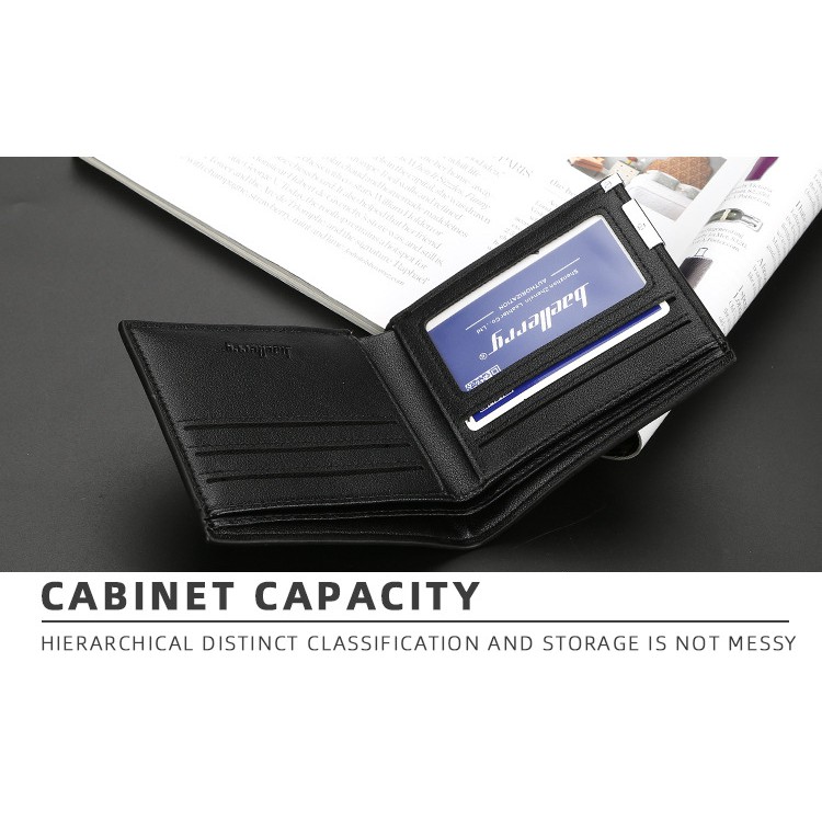 BAELLERRY ORIGINAL D1835 Dompet Pria Model Pendek Import-8