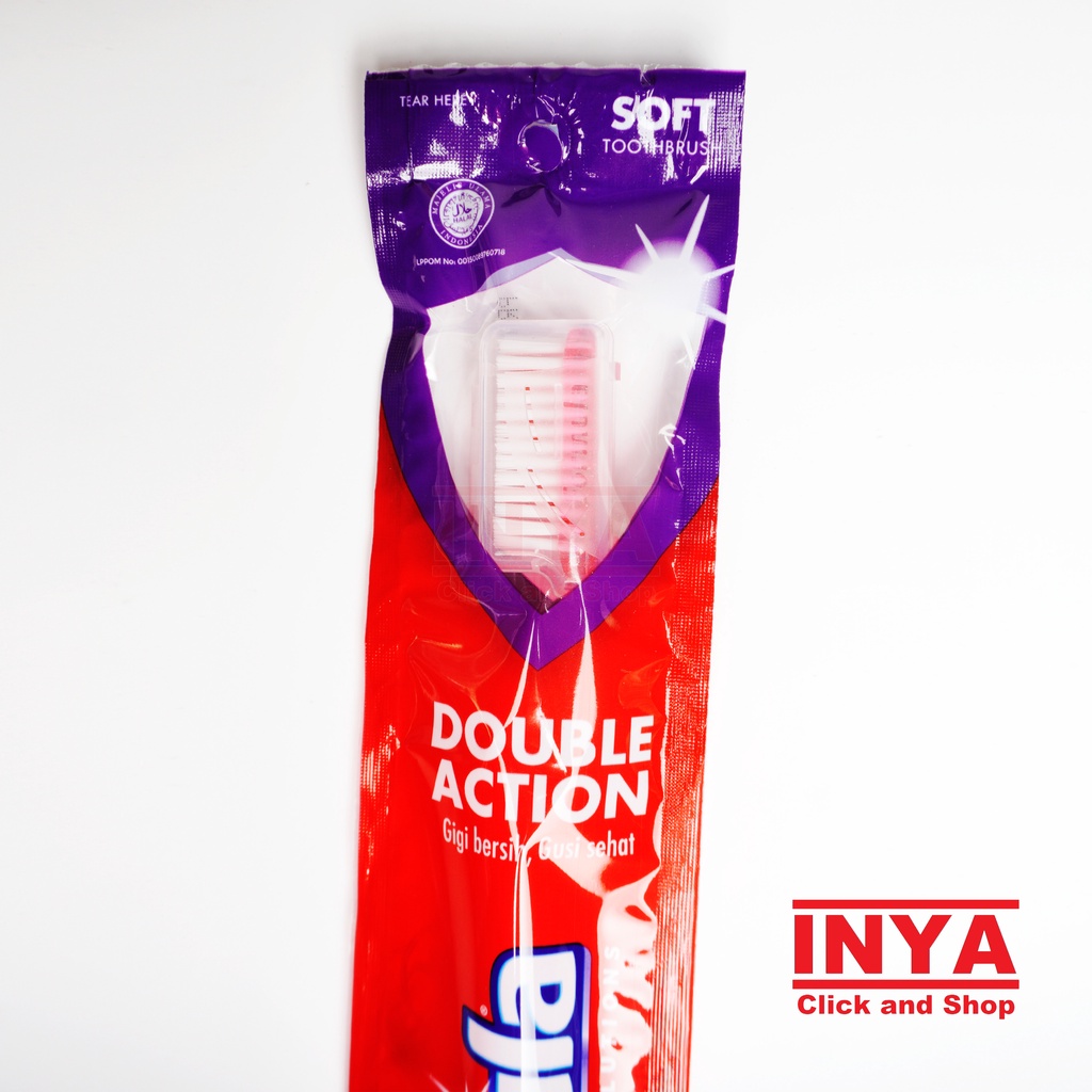 SIKAT GIGI FORMULA DOUBLE ACTION SOFT TOOTHBRUSH