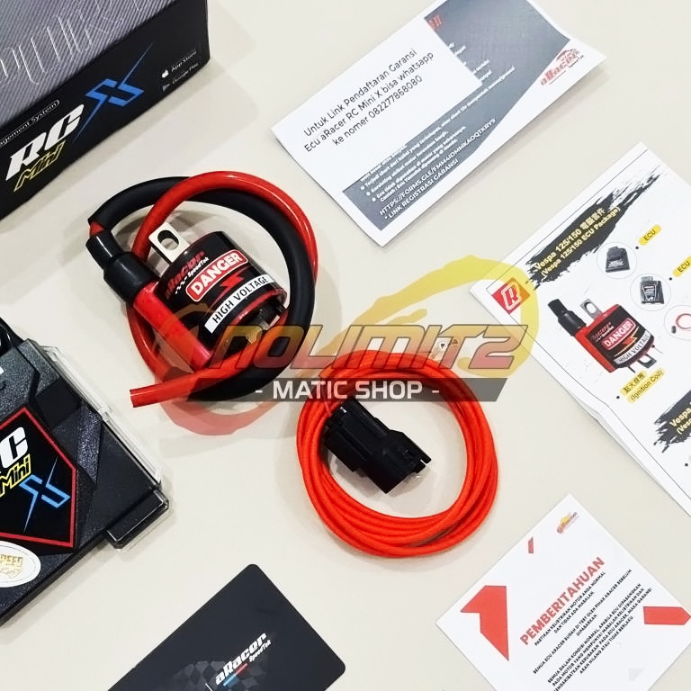 ECU Koil aRacer RC Mini X Vespa Sprint Primavera 150 3V IGET S LX GTS