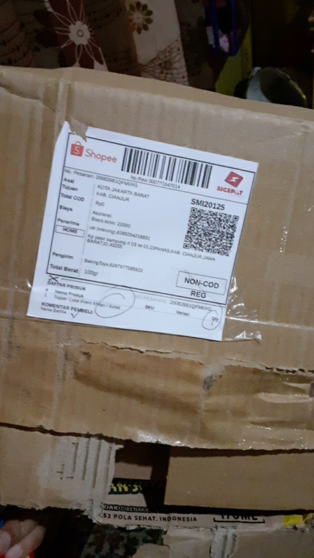 Topper Cake Event Khitan / Sunat