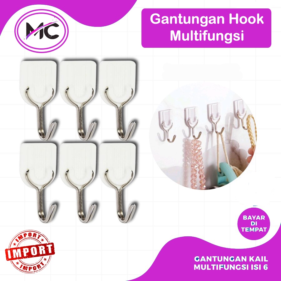 Gantungan Kunci Motor Mobil Masker Unik Hook Kait Tempelan Dinding Aksesoris Rumah Praktis