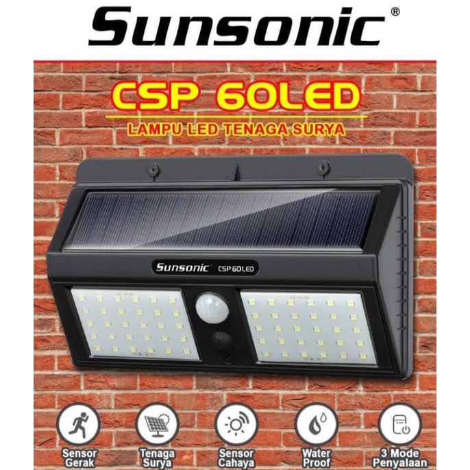 Lampu Led outdoor  CSP 60led sunsonic