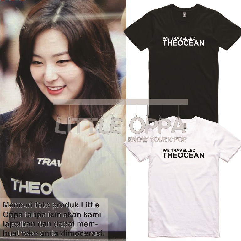 IDOL FASHION RED VELVET SEULGI WE TRAVELLED THE OCEAN T-SHIRT