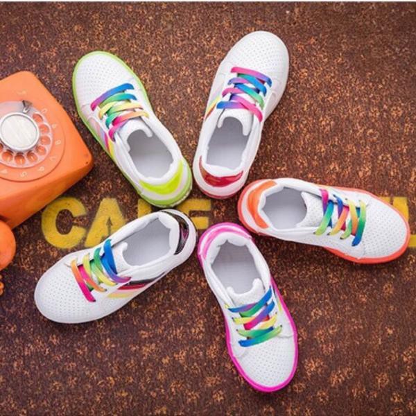 sepatu rainbow led | Sepatu Rainbow LED