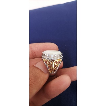 akik yaman abyad/ akik yaman putih/ akik yaman 100% original yaman