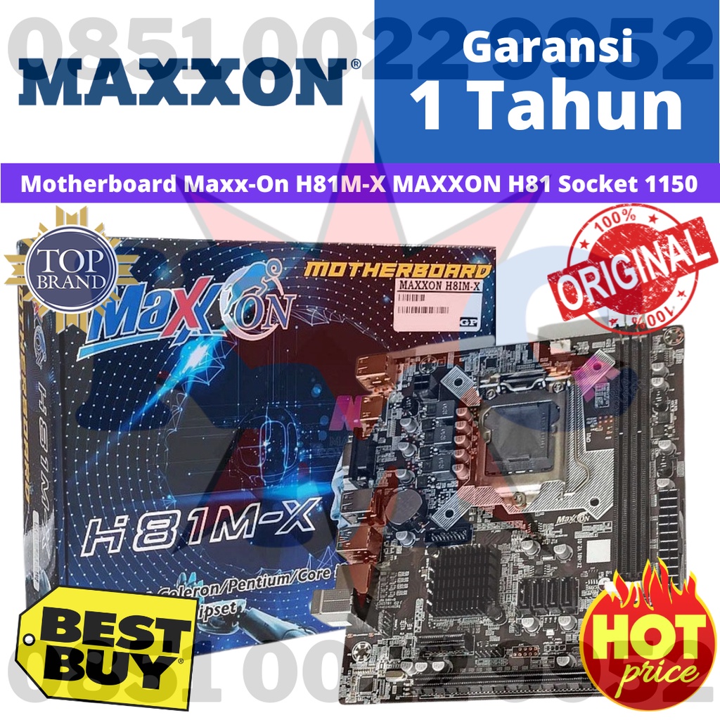 Motherboard Maxx On H81M X MaxxON H81 Socket 1150