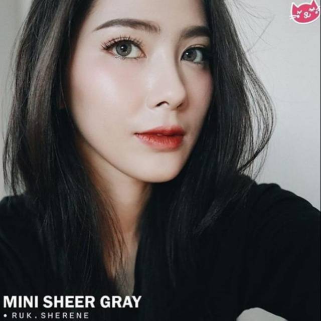 Softlens soflens soflen import mini sheer grey by kitty kawaii