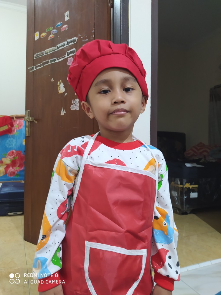 Termurah! Apron Celemek Anak Parasit Anti Air