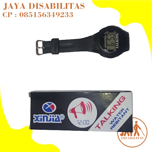 JAM TANGAN BICARA | TALKING WATCH | ALAT BANTU TUNANETRA | PERAGA JAM | JAM TANGAN TUNANETRA
