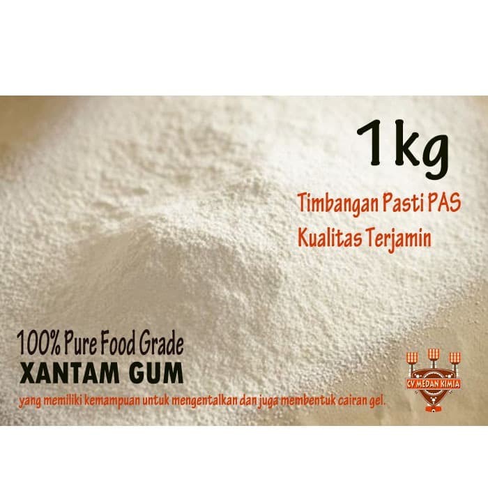 

BISA COD Xanthan Gum 1kg Xantan Gum 1 kg Pengental Xantham Gum Food Grade
