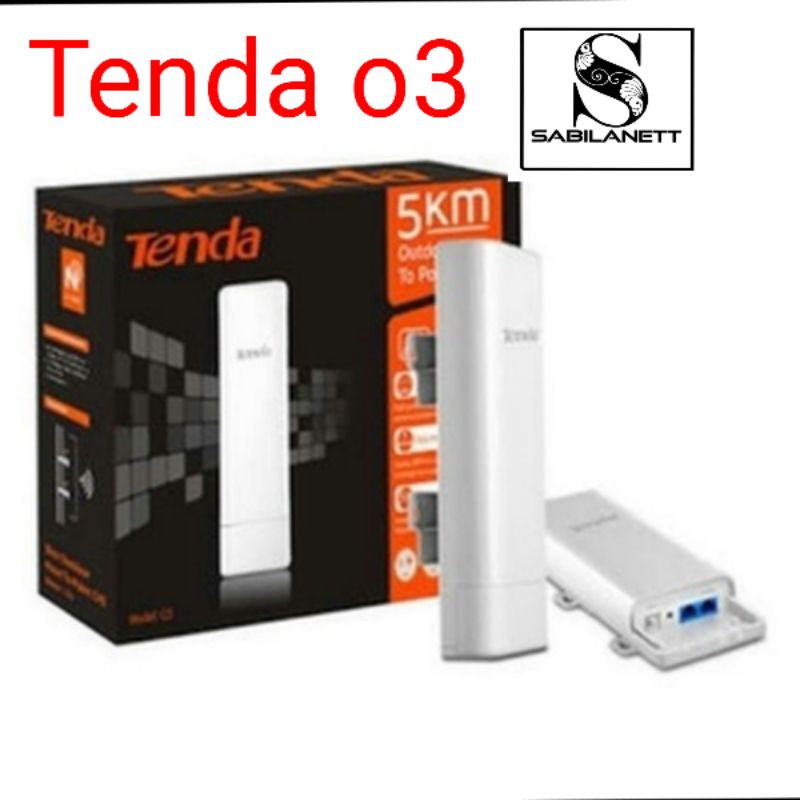 TENDA O3 5km Outdoor Point To Point CPE - TENDA 03 Wireless Router