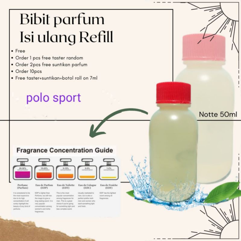 Jual Bibit Parfum Aroma Polo Sport Non Alkohol Isi 50mland100ml Shopee Indonesia 9413