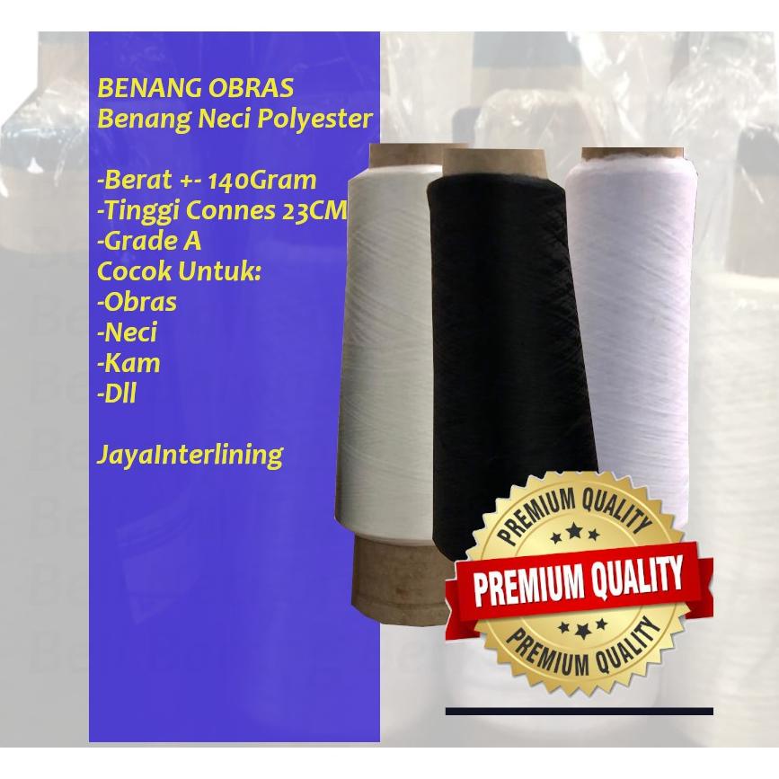 Benang Obras Benang Neci Polyester Murah Grade A