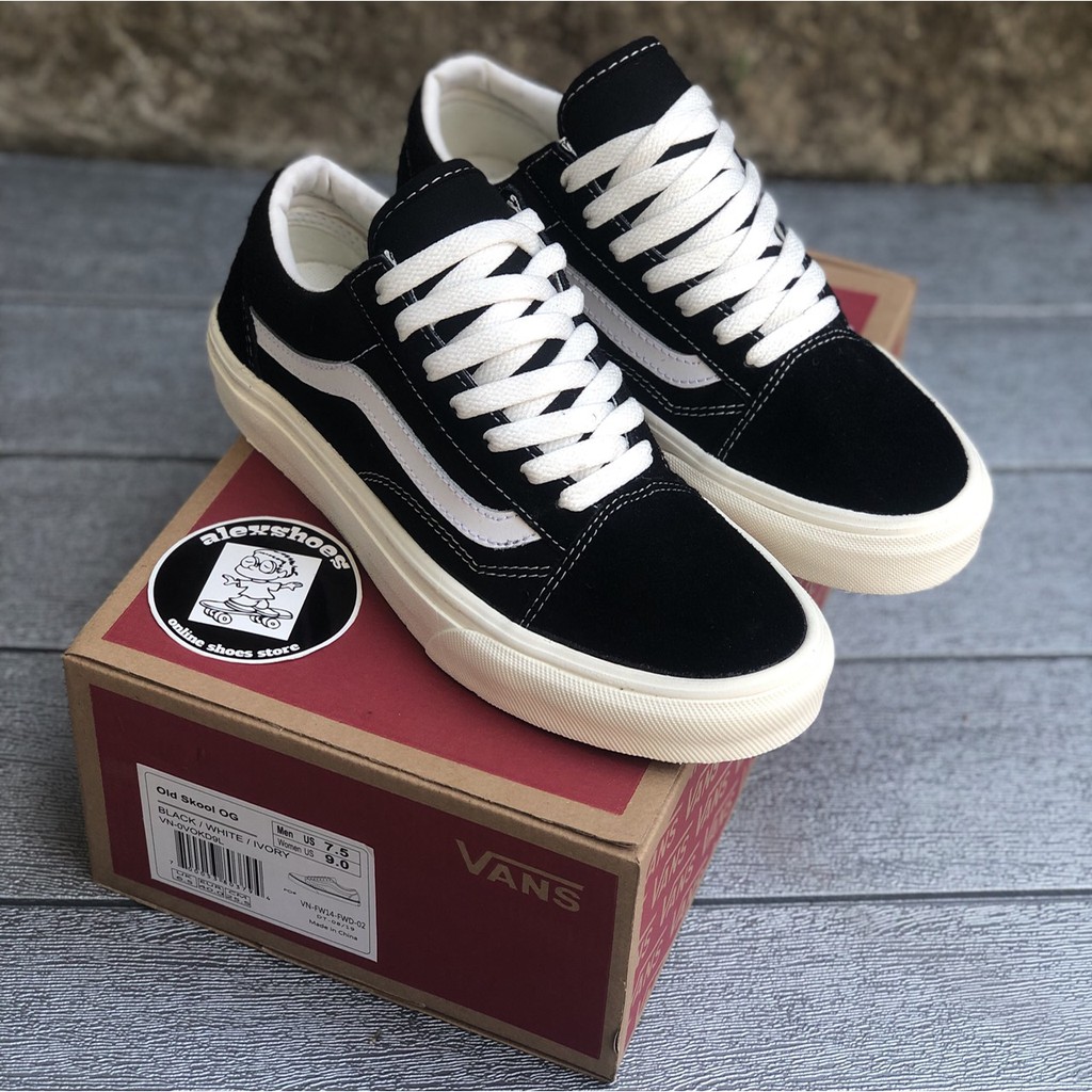 vans og black white