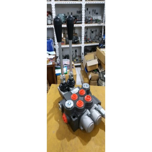 TERMURAH Hand Valve Monoblock Hydraulic 40 liter permenit-  2 stik - spring CROZZE Berkualitas