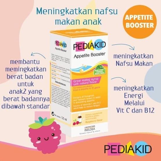TERLARIS pediakid appetite booster vitamin penambah nafsu makan anak Pediakid