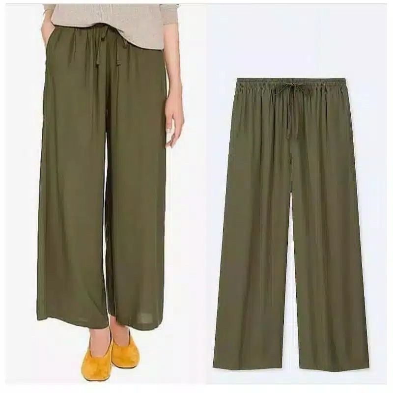 CELANA PANJANG WANITA KULOT BAWAHAN / DAILY KULOT JUMBO / UMBRELA PANTS-2