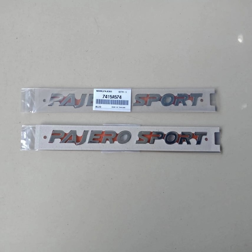 Emblem Belakang (Pajero Sport) All New Pajero Sport (ASLI)