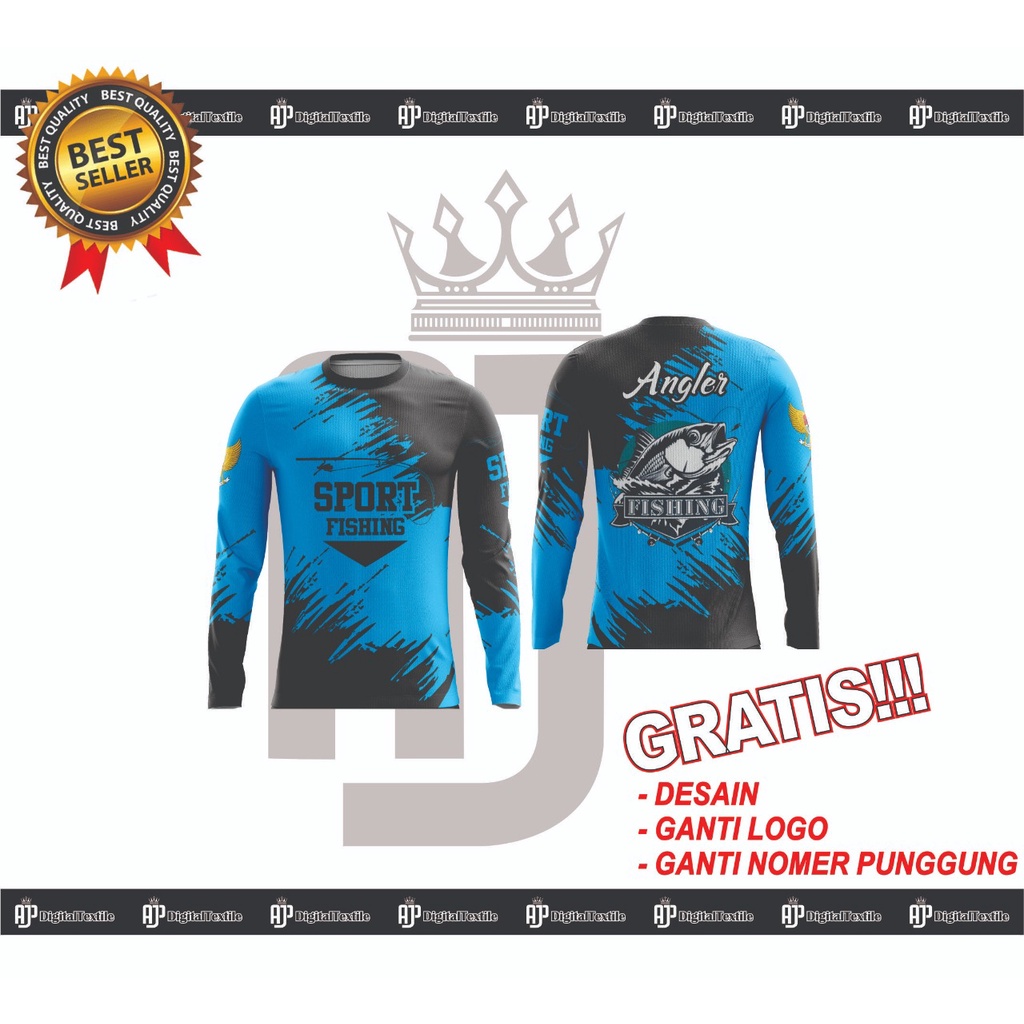 JERSEY ATASAN MANCING FULL PRINTING BEBAS DESAIN