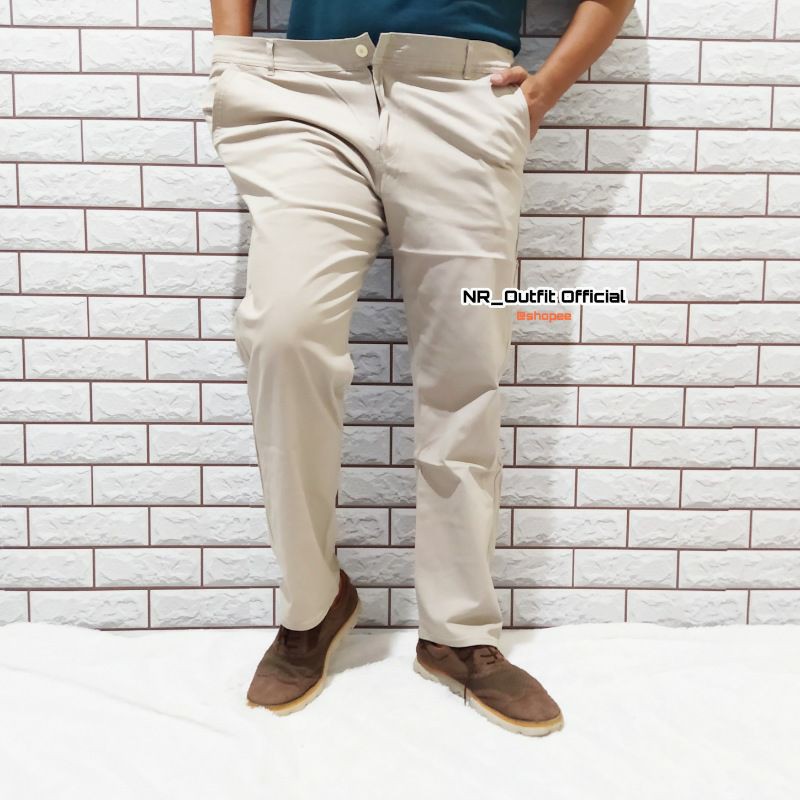 Celana Chino Pria Big Size Jumbo 39-44 Chinos Panjang Cinos Premium Cowok NR_Outfit Official COD