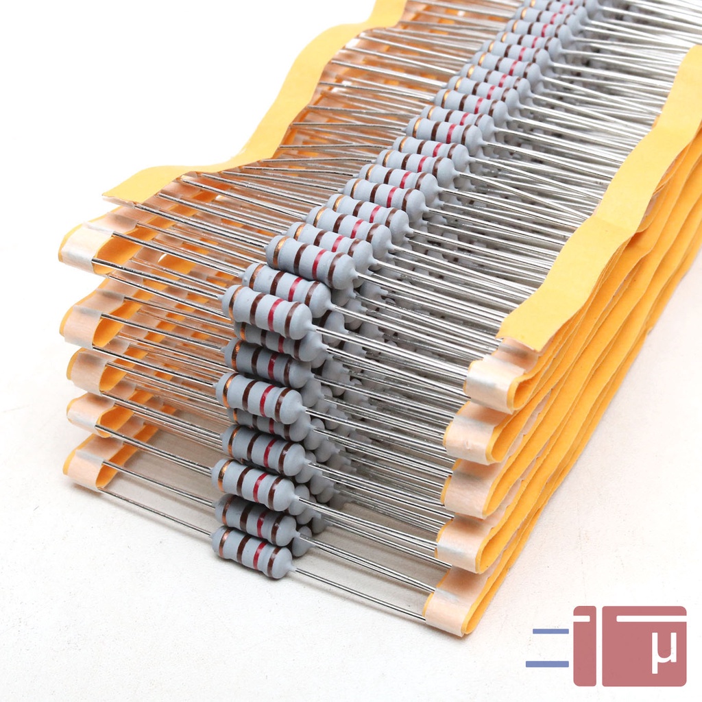 x10 Resistor 120R 120 Ohm 1W Metal Oxide 5% Taiwan Kaki Tembaga